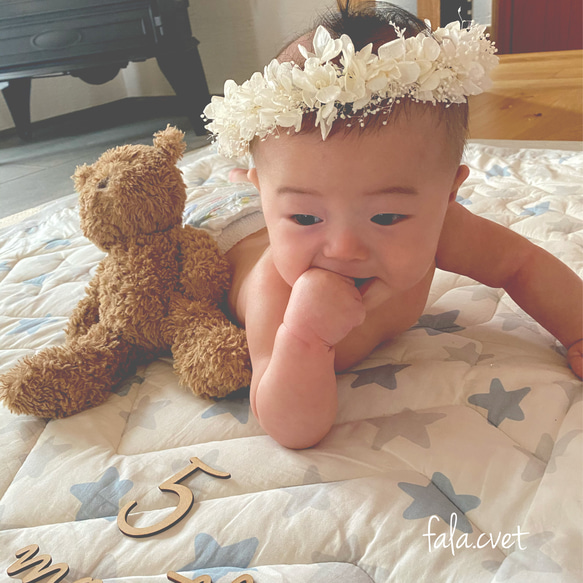 Flower crown  花冠 〜baby-kids〜 5枚目の画像