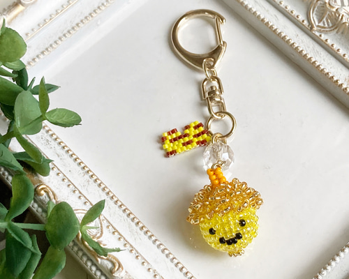 黄オニちゃんのキーホルダー キーホルダー うさのひみつきち 通販