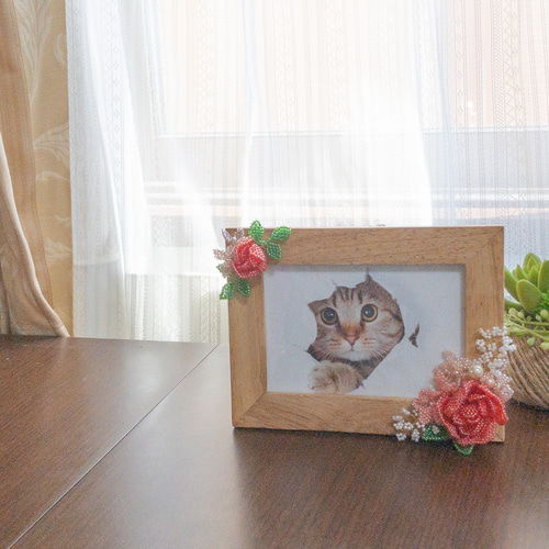 薔薇の花のフォトフレーム[プレゼントにおすすめ] フォト