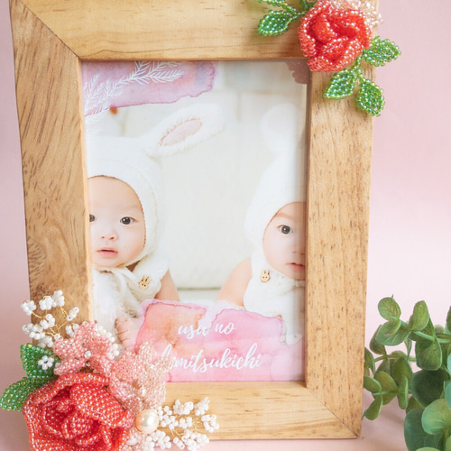 薔薇の花のフォトフレーム[プレゼントにおすすめ] フォト