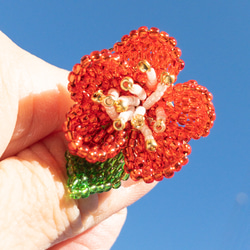 梅の花のヘアゴム 3枚目の画像