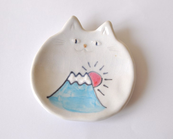 猫の小皿　『Mt. fuji』 1枚目の画像