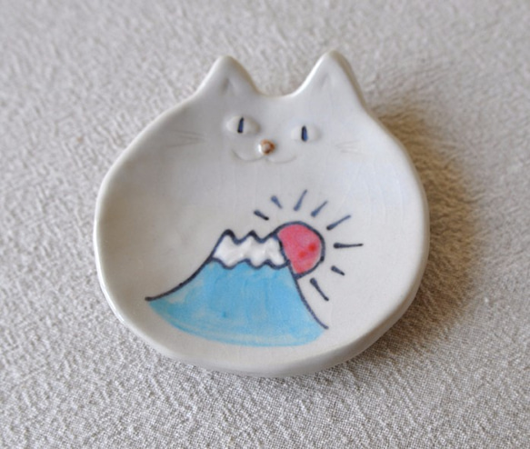 猫の小皿　『Mt. fuji』 6枚目の画像