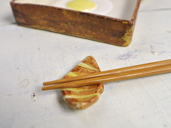 羊角麵包筷架 第2張的照片