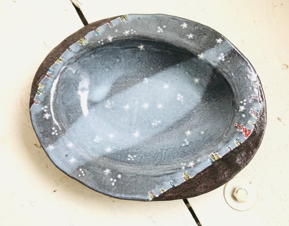 星街の大皿　プラネタリウム 2枚目の画像