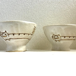 デジ猫のごはん茶碗 2枚目の画像
