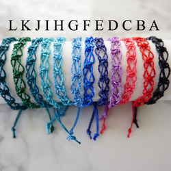 送料無料】幸せのクローバー‪ஐ‬ヘンプ、ミサンガ ブレスレット