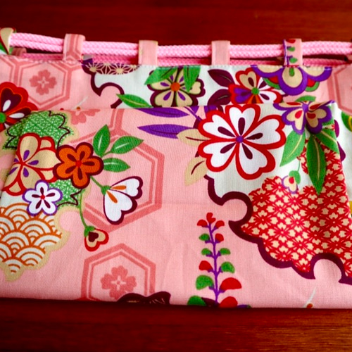 送料無料：和柄好き♡とにかく可愛い♡巾着袋「L」サイズ(和柄
