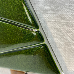 『送料無料』自分で作るガラスのクリスマスツリーセット　Green②（ライトアヴェンチュリングリーン） 6枚目の画像