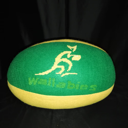 ラグビーオーストラリア代表チーム「Wallabies（ワラビーズ）」チームロゴ入り ラグビーボール 1枚目の画像