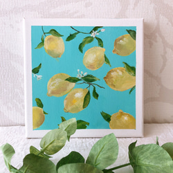 日本画　レモン 1_e16a75a12dbfe727f3db3b947bb9