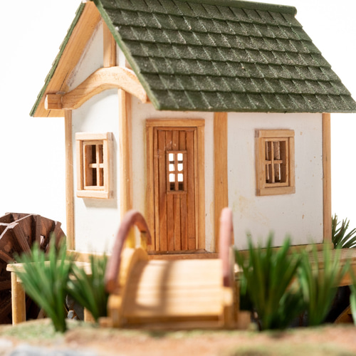 屋久杉　水車小屋　置物 水車小屋1/45 立体・オブジェ カエルの一生 通販 12424226｜Creema