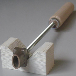 数字焼印　0　48ポイント直火式焼印です。 1枚目の画像