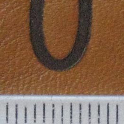 数字焼印　0　48ポイント直火式焼印です。 4枚目の画像