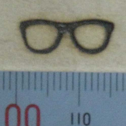 メガネの焼印です。 2枚目の画像