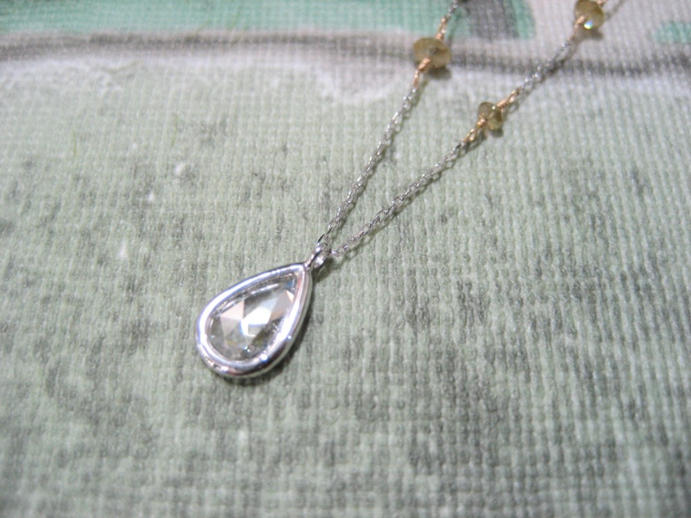 Prayer of Stars　K10WG ダイヤモンドネックレス