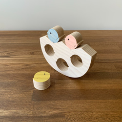 卵の殻とひよこ＊積み木・パズル＊プレゼント、ギフトにも！ 2枚目の画像