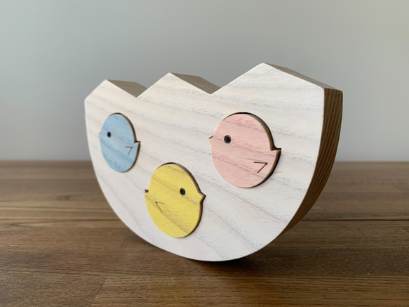 卵の殻とひよこ＊積み木・パズル＊プレゼント、ギフトにも！ 3枚目の画像