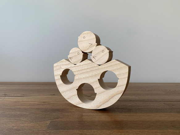 卵の殻とひよこ＊積み木・パズル＊プレゼント、ギフトにも！ 4枚目の画像