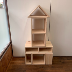 大きな積み木　組み合わせ自由なキューブシェルフ　 3枚目の画像