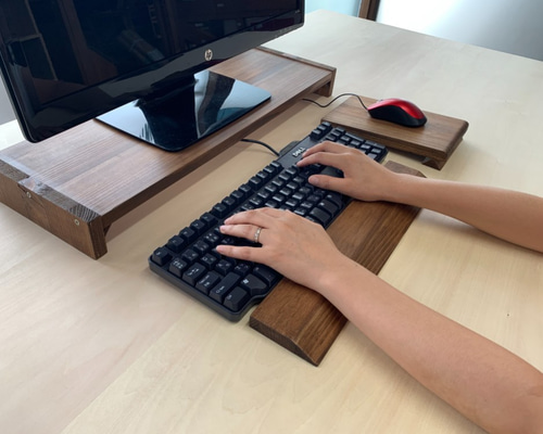 手作りミニサイドテーブル2個セット　パソコン台、マウス台などに サンワダイレクト本店 サンワサプライ【オフィス・PC周辺通販】