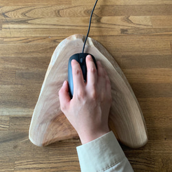 木製マウスパッド　ケヤキ 8枚目の画像