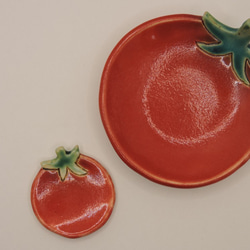 トマト②　はしおき/陶器　2個セット 4枚目の画像