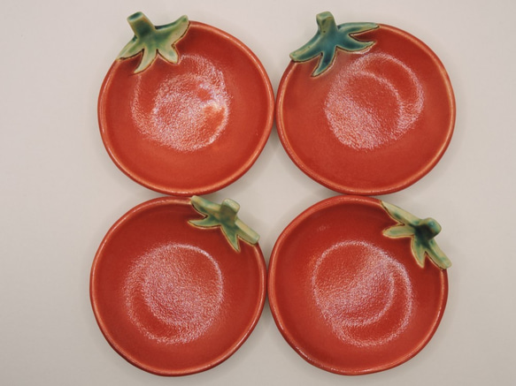 トマト　まめ皿/陶器　②　 6枚目の画像