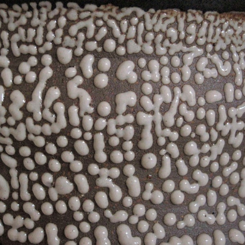 薩摩黒　鮫肌抹茶碗　D384 薩摩黒 鮫肌抹茶碗 D384