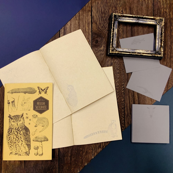 書く、博物館。Museum series［ノートとメモ帳の2種set］ ノート