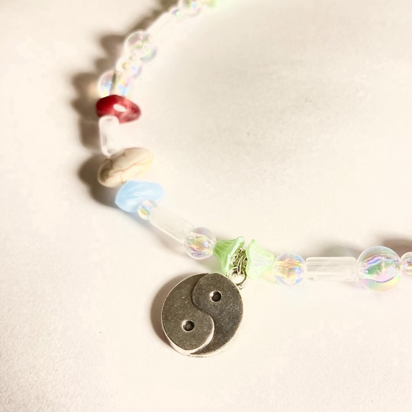 Chan Luu シルバー 925 天然石ビーズ貝ネックレス Chan Luu シルバー 925 天然石ビーズ貝ネックレス CHAN LUU