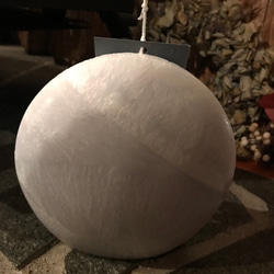 円盤型キャンドル　月　波　灯　GEPPATO 6枚目の画像