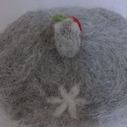 ハリネズミぽいもの 羊毛フェルト 3枚目の画像