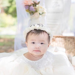 天使の花冠ホワイト　サイズ40㎝ 2枚目の画像