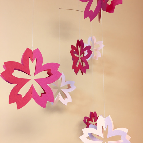 モビール『 桜満開 』 モビール hiroko mobile 通販 5177685｜Creema