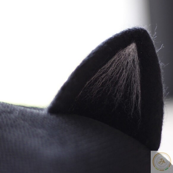 ネコ耳編みベレー帽 5枚目の画像