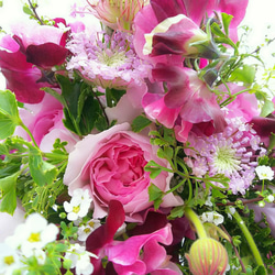 生花  【  季節のお花のブーケ 　大きなサイズ 】 母の日   受注制作    花束  プレゼント  ギフト　 3枚目の画像