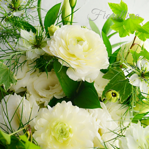 花材　グリーン　生花　季節の生花　ブーケ 花材 グリーン 生花 季節の生花 ブーケ