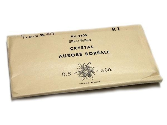 ヴィンテージ スワロフスキー art.1100 CRYSTAL AURORE BOREALE ss40　36個 バラ売り 8枚目の画像