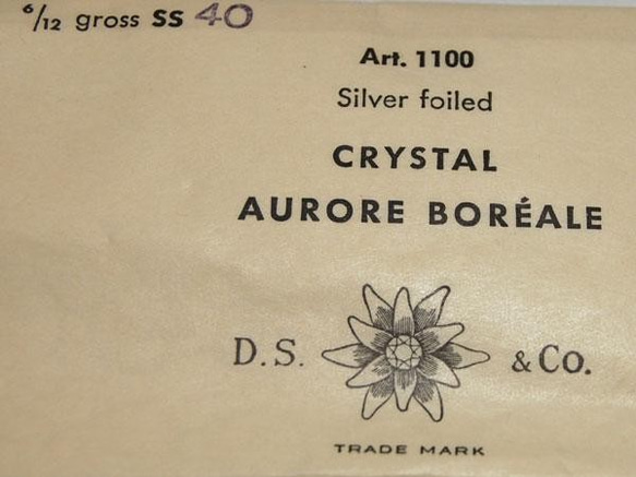 ヴィンテージ スワロフスキー art.1100 CRYSTAL AURORE BOREALE ss40　36個 バラ売り 9枚目の画像