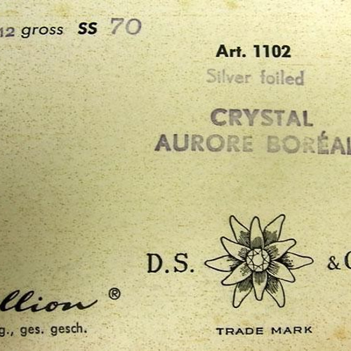 ヴィンテージ スワロフスキー art.1102 CRYSTAL AURORE BOREALE