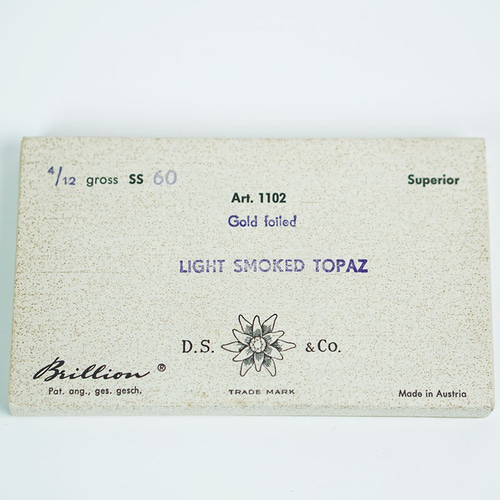 スワロフスキー 1102 ss60 LIGHT SMOKED TOPAZ 24個 - メルカリ