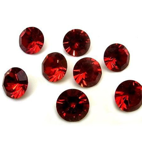 ヴィンテージ スワロフスキー art.1102 LIGHT SIAM ss65 9個 バラ売り