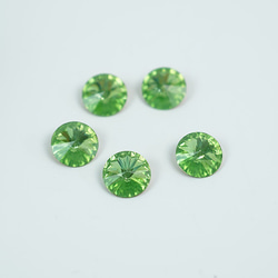 ヴィンテージ スワロフスキー art.1122 PERIDOT 16mm　リボリ　18個 バラ売り 4枚目の画像