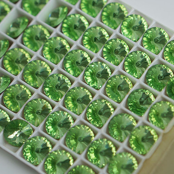【おすすめ】 PERIDOT art.1122 スワロフスキー ヴィンテージ ss47 18 リボリ その他