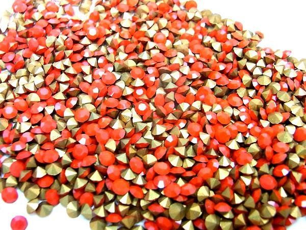 ヴィンテージ スワロフスキー art.1100 CHERRY RED Ⅱ pp24 10gross