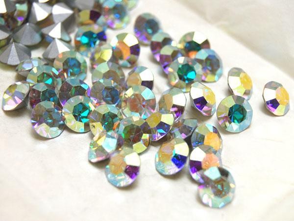 ヴィンテージ スワロフスキー art.1100 CRYSTAL AB ss40　6/12gross