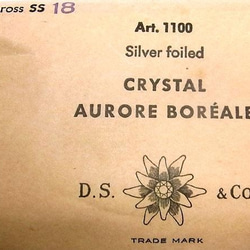 ヴィンテージ スワロフスキー art.1100 CRYSTAL AURORE BOREALE ss18 10gross 9枚目の画像