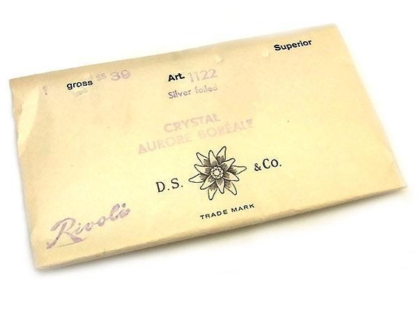 ヴィンテージ スワロフスキー art.1122 CRYSTAL AURORE BOREALE ss39 Rivoli