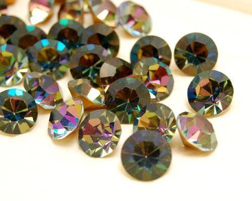 ヴィンテージ スワロフスキー art.1100 VITRAIL DARK ss48 36個